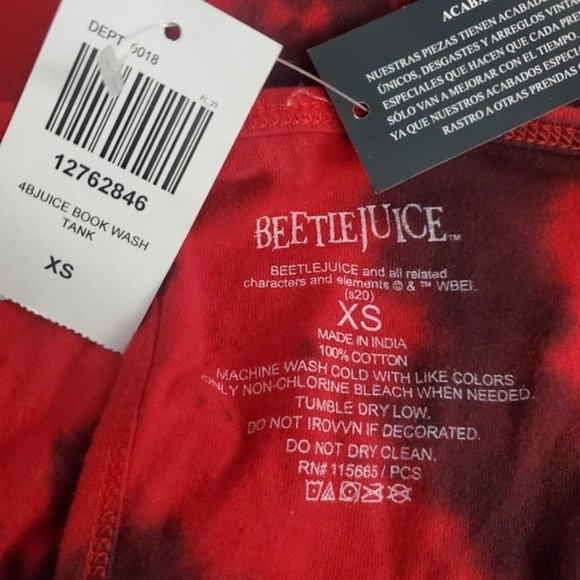 Beetlejuice Handbook For The Recently Deceased Tank Top - Picture 5 of 5